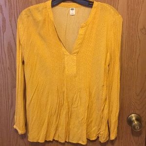 Yellow Old Navy Blouse